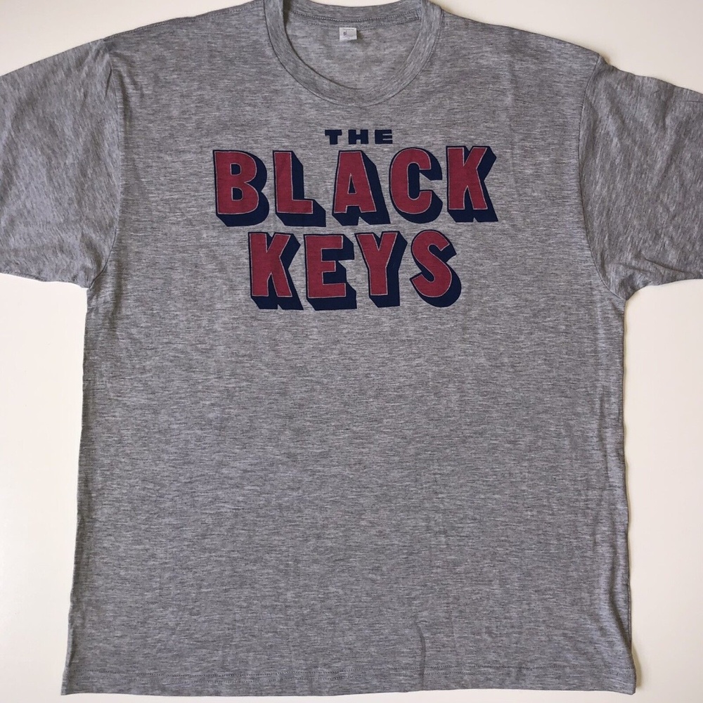 The Black Keys Tshirt Concert Merch Authentic Gray Band Tee